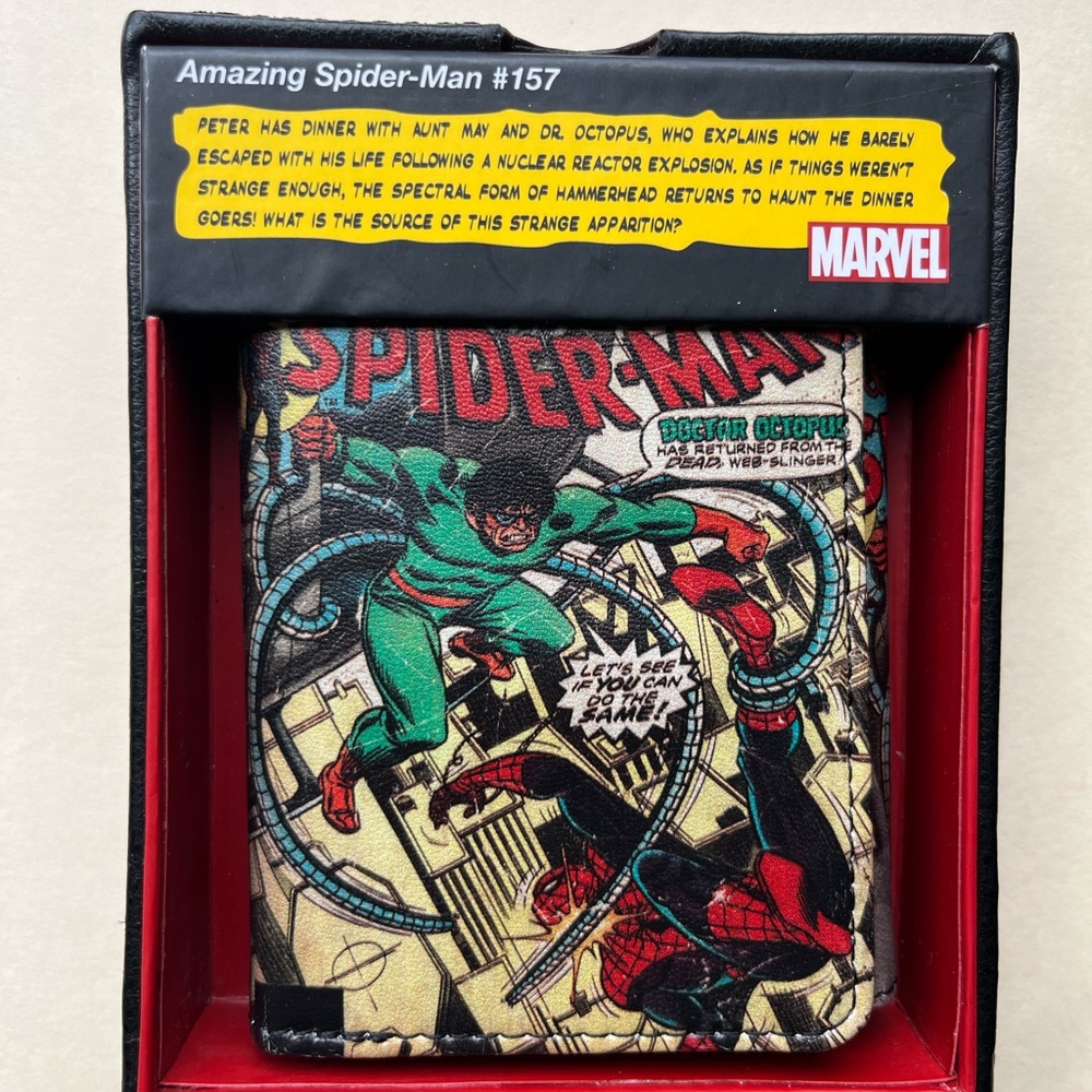 Marvel Amazing Spider-Man #157 Comic Cover Wallet w/ Box 🕷️
